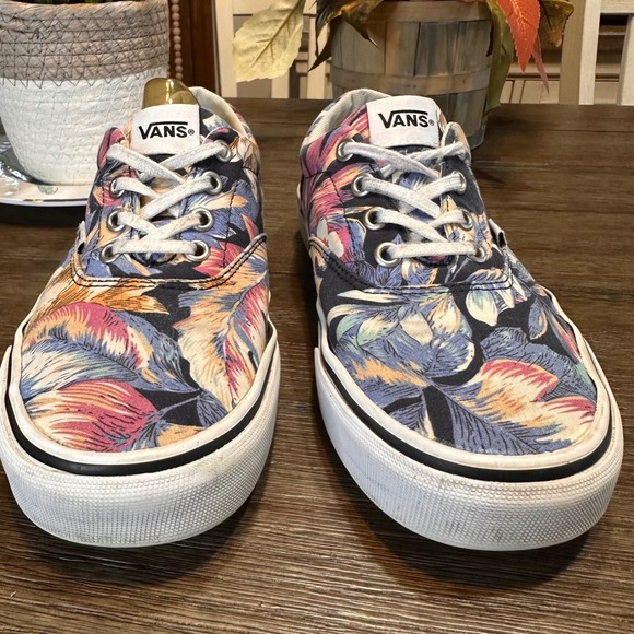 Vans Women's Era Doheny Palm Leaves Tropical Print Lace Up Sneakers Size 8 - Picture 2 of 9